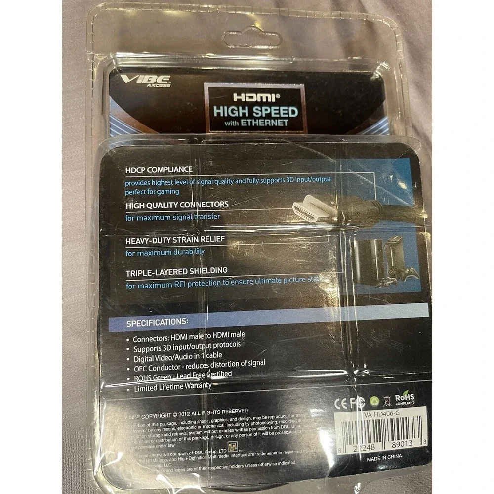 Vibe‎ High Speed HDMI 6ft
